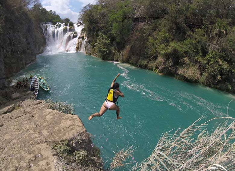 Cascada el Meco y Pozas del Salto