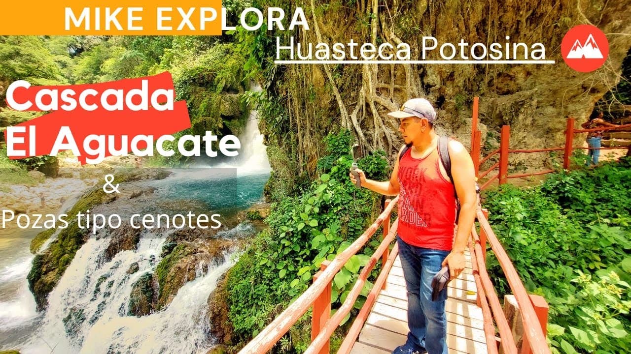 ¡Deslúmbrate en la Cascada El Aguacate y Pozas tipo Cenotes de La Huasteca Potosina!